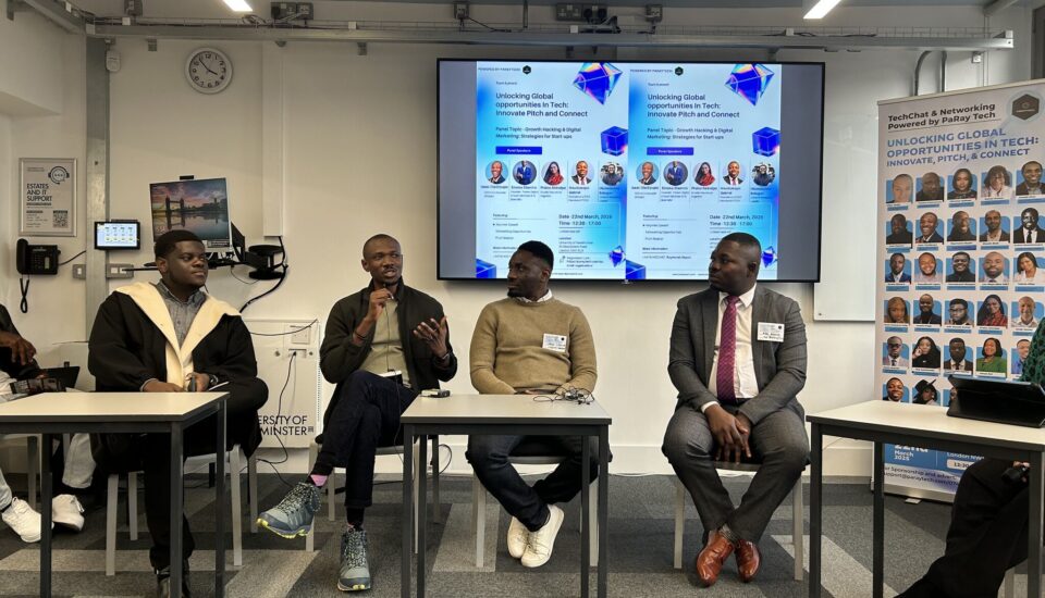 Isaac Oladipupo speaks at University of Westminister